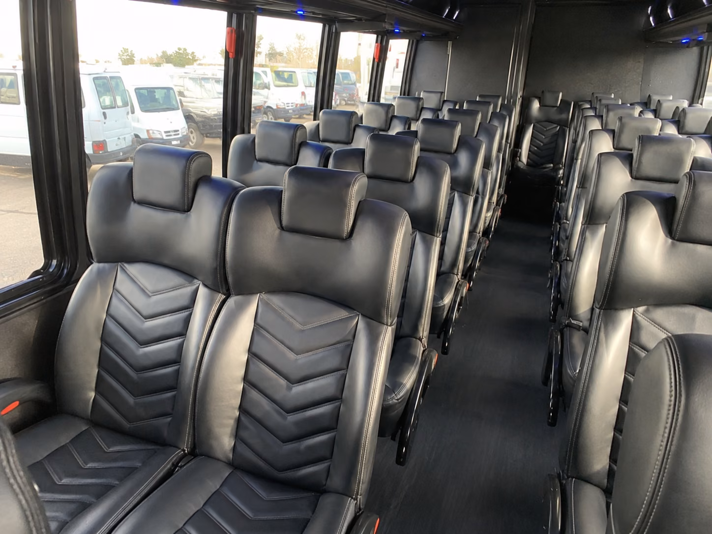 18 passenger minibus inside