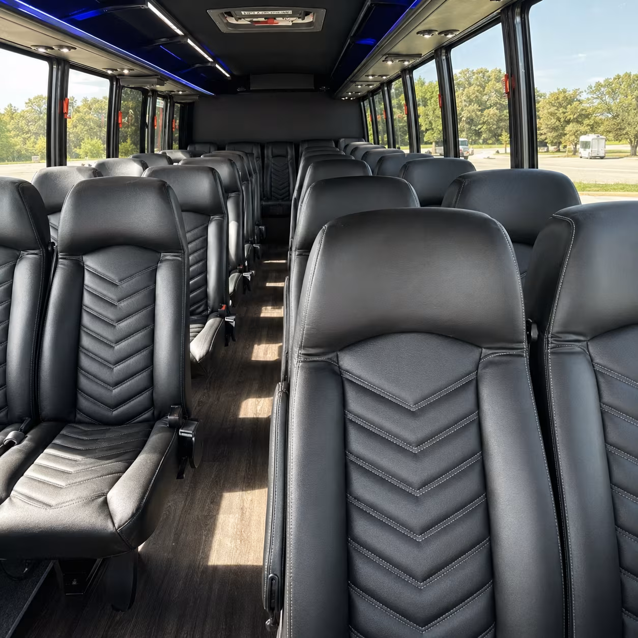 chattanooga 35 passenger minibus inside