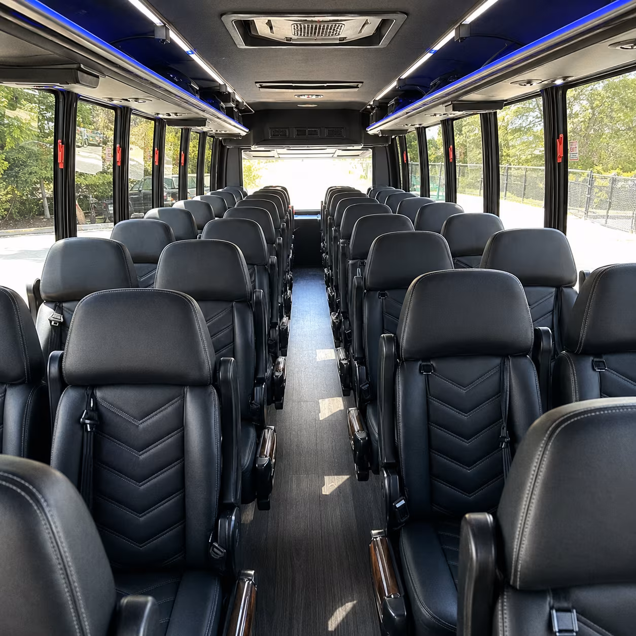 chattanooga 35 passenger minibus interior
