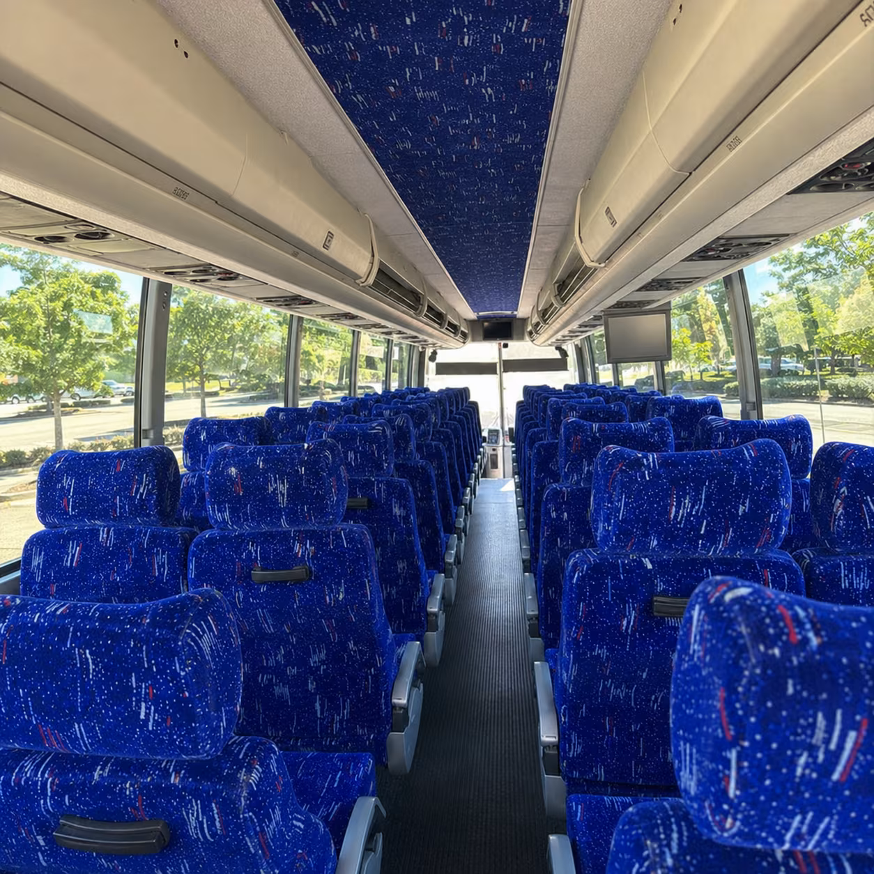 chattanooga 56 passenger charter bus interior