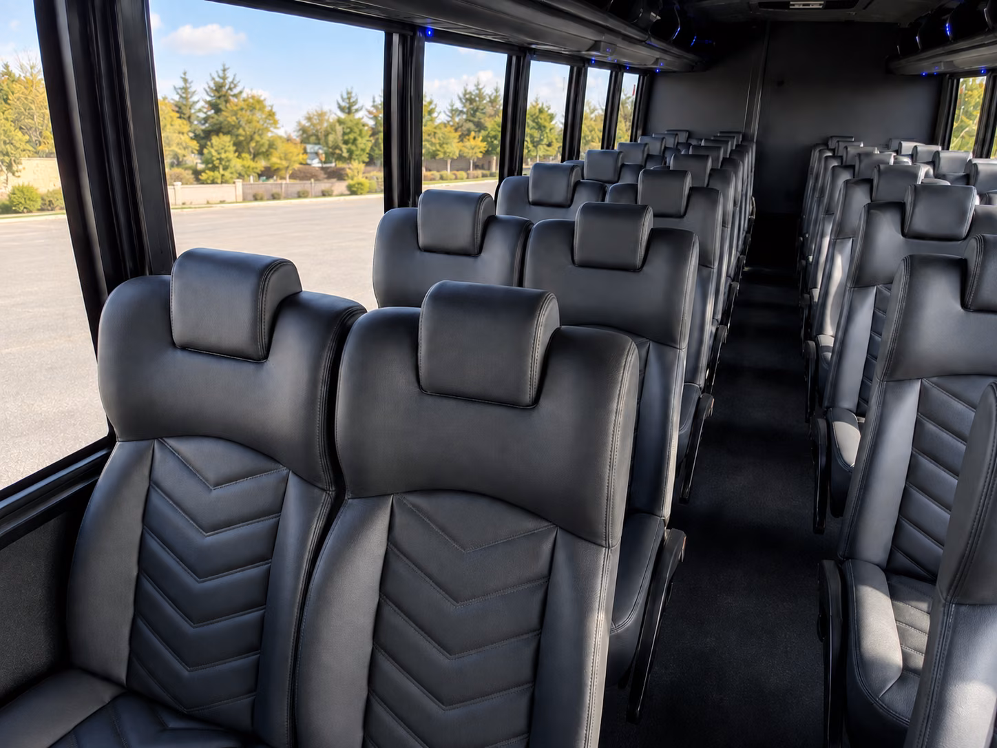 shuttle buses for chattanooga wedding guests between hotels and venues